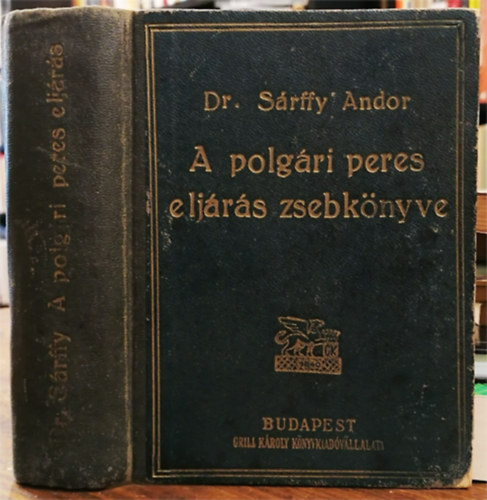 Dr. Srffy Andor - A polgri peres eljrs zsebknyve