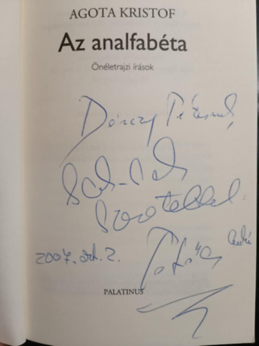 Kristf gota - Az analfabta