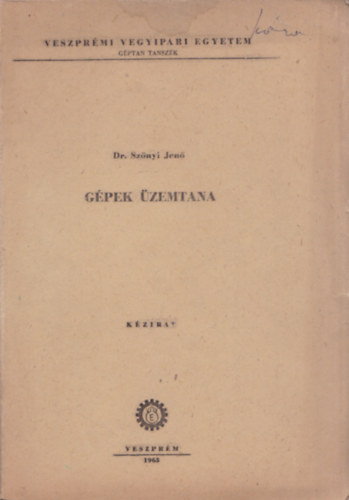 dr. Sznyi Jen - Gpek zemtana (kzirat)