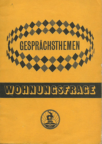 Heged�s J�nosn� szerk. - Gespr�chsthemen- Wohnungsfragen