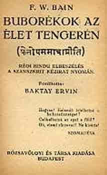 F.W.-Baktay E.  Bain (ford.) - Bubor�kok az �let tenger�n