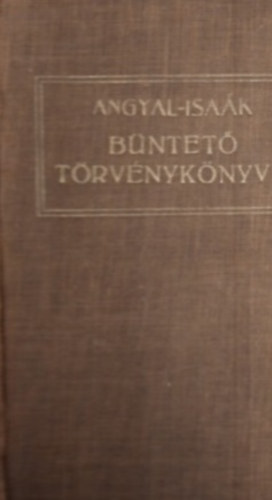 Angyal-Isak - A kihgsi bntet trvnyknyv XVIII.