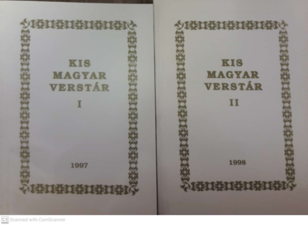 Szab Lszl - Kis magyar verstr I-II.