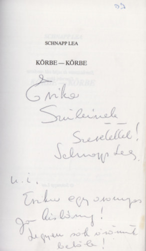 Schnapp Lea - K�rbe k�rbe (Dedik�lt)