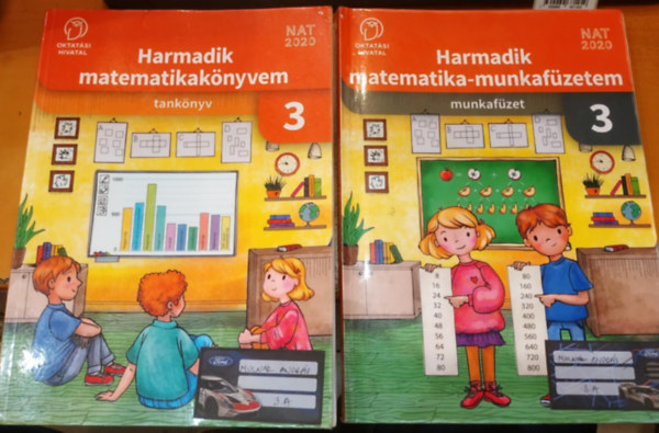 Flp Mria - 2 db Harmadik matematikaknyvem 3 tanknyv (OH-MAT03TB) + Harmadik matematika-munkafzetem 3 munkafzet (OH-MAT03MB)(Oktatsi Hivatal - NAT2020)
