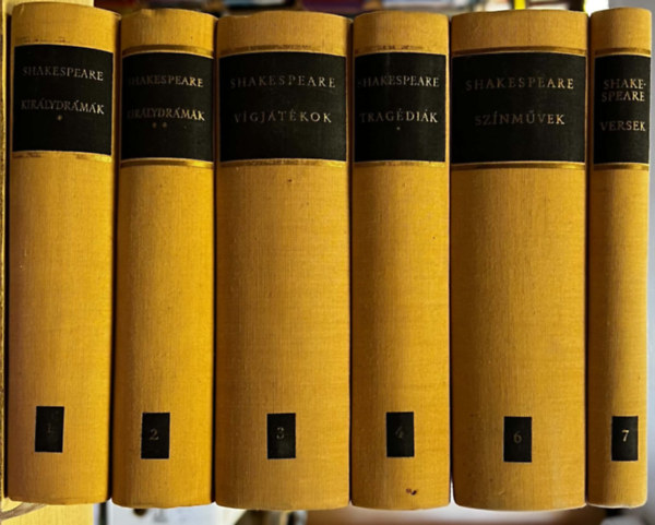 William Shakespeare - Shakespeare összes művei I-VII. (hiányzik az V. kötet)