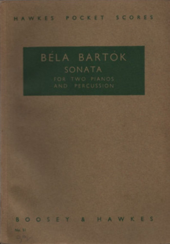 Bla Bartk - Sonata for Two Pianos and Percussion