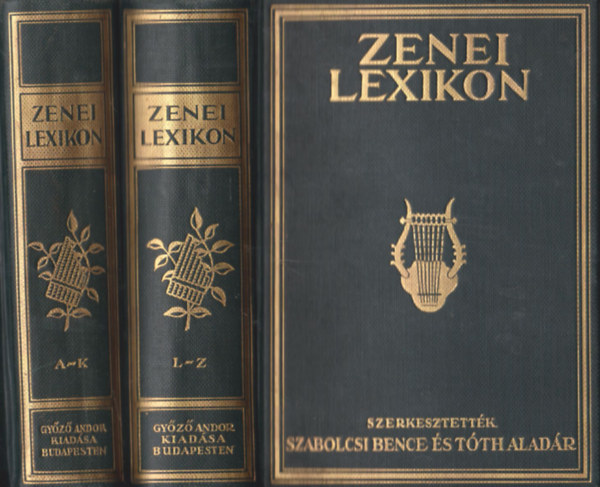 Szabolcsi Bence  (szerk.) Tth Aladr (szerk.) - Zenei lexikon I-II.