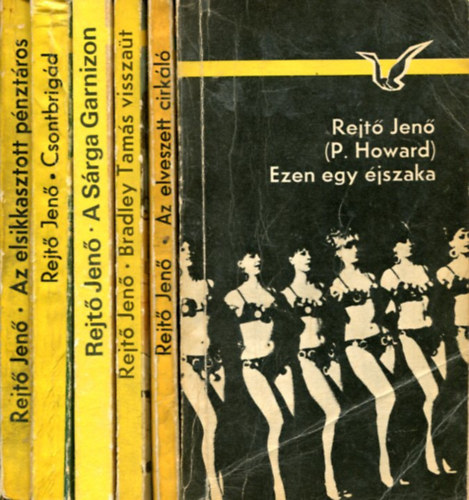 Rejtő J.  (P. Howard) - 6 db Rejtő Jenő (P. Howard) kötet