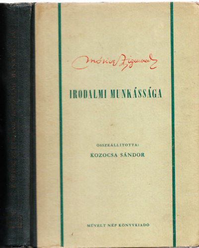 Kozocsa Sndor - Mricz Zsigmond irodalmi munkssga (Bibliogrfia)