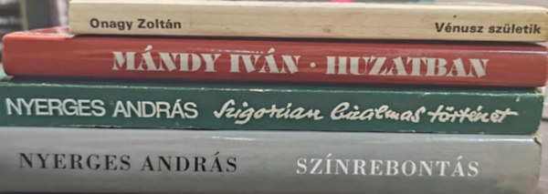 Nyerges András, Mándy Iván Onagy Zoltán - Magyar kortárs könyvcsomag