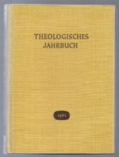 Albert Dnhardt - Theologisches Jahrbuch