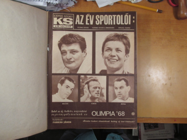 Kutas Istvn  (fszerk.) - Kpes Sport 1968. 1-52. szm egybektve. Teljes vfolyam