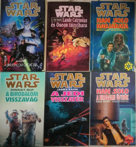 TAR WARS: A birodalom örökösei + Lando Calrissian és Oseon tűzvihara + Han Solo hadjárata + Han Solo a birodalmi ügynök + A jedi visszatér + A brodalom visszavág