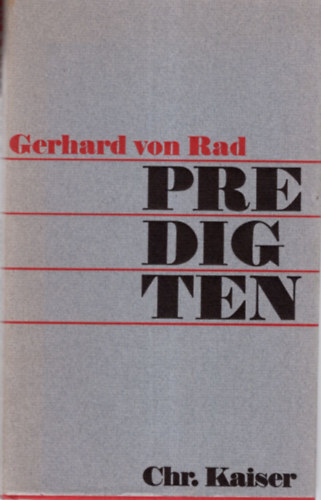 Gerhard von Rad - Predigten