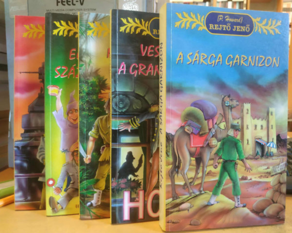 Rejtő Jenő - 5 db Rejtő Jenő: Az elveszett cirkáló + Egy bolond száz bajt csinál + Menni vagy meghalni + Vesztegzár a Grand Hotelben + A Sárga garnizon