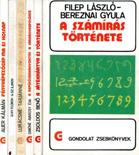 T�bb szerz� - 6 db Gondolat zsebk�nyv
