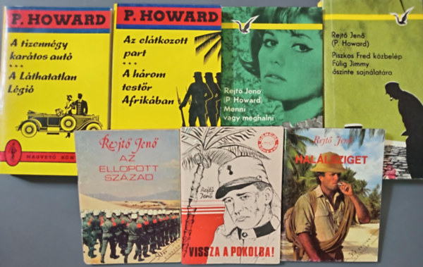 Rejt Jen  ( P. Howard ) - Rejt Jen knyvcsomag (9 m 7 ktetben): A tizenngy kartos aut - A lthatatlan lgi / Az eltkozott part - A hrom testr afrikban / Menni vagy meghalni / Piszkos fred kzbelp / Hallsziget / Vissza a pokolba! / Az ellopott s