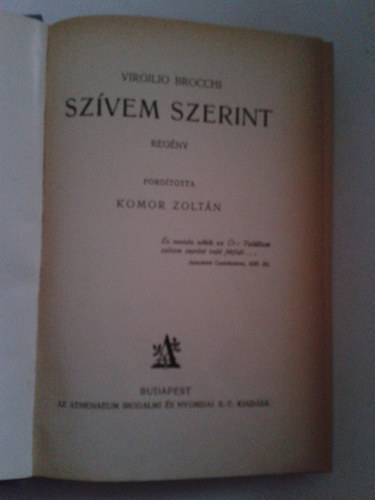 Virgilio Brocchi - Szvem szerint  /olasz rok/