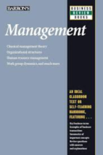 Bruce H. Charnov Ph.D.  (Author) by Patrick J. Montana Ph.D. (Author) - Management (Barron's Business Review) - Menedzsment