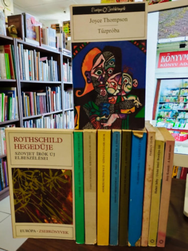Jerzy Kosinski, Hubert Selby, Vladim�r Paral, Beauvoir De Simone, Ernest Hemingway, Andrzej Kusniewicz, Tadeusz R�zewicz, Jurij Scserbak Joyce Thompson - Sz�pirodalmi k�nyvcsomag 11 db-os K�NYVMENT� AJ�NLAT: Rotschild heged�je, Karant�n-Jaropil v�ros kr�nik�j�b�l, Kir�ndul�s a m�zeumba, Sz�nes �vegablakok, Az �reg hal�sz �s a tenger-Elbesz�l�sek, A megt�rt asszony, A k�pzelet k