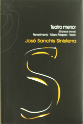 Teatro menor (Jose Sanchis Sinisterra)
