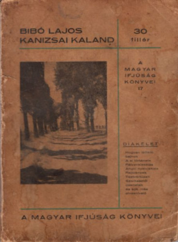 Bib Lajos - Kanizsai kaland ( 30 fillres - A Magyar Ifjsg Knyvei 17 )