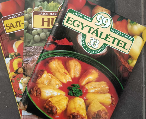 99 �tel 33 �telfot�val sorozat 3db k�nyv