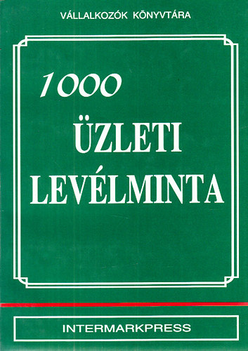 1000 zleti levlminta (Vllalkozk knyvtra)