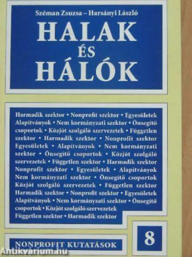 Harsnyi Lszl; Szman Zsuzsa - Halak s hlk KAPCSOLATOK A HELYI SZOCILPOLITIKBAN - Nonprofit kutatsok 8.