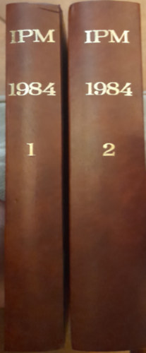 T�bb szerz� - Interpress Magazin 1984.  teljes �vfolyama I-II. k�t k�tetbe k�tve
