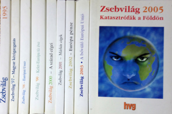 Zsebvilg 1995 + Zsebvilg '97 + Zsebvilg 1998 + Zsebvilg '99 +  Zsebvilg 2000 + Zsebvilg 2001 + Zsebvilg 2002 + Zsebvilg 2003 + Zsebvilg 2005