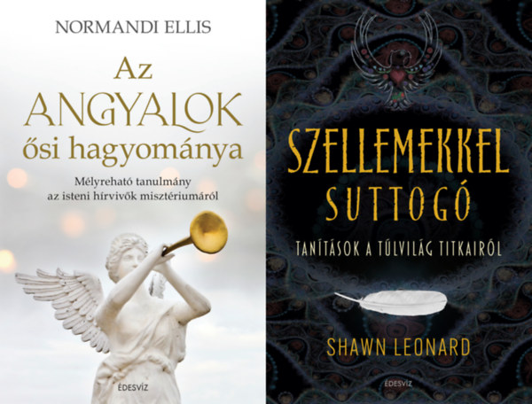 Shawn Leonard Normandi Ellis - 2 m  spiritulis hrvvkrl: Az angyalok si hagyomnya - Mlyrehat tanulmny az isteni hrvivk misztriumrl + Szellemekkel suttog - Tantsok a tlvilg titkairl