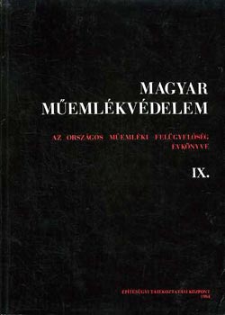 Horler Mikls szerk. - Magyar memlkvdelem IX.