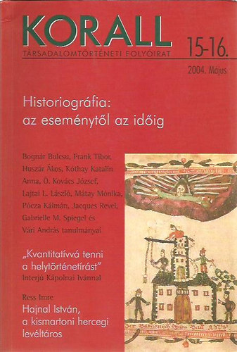 Korall - Trsadalomtrtneti folyirat - 15-16 szm // 2004. Mjus: Historiogrfia: az esemnytl az idig
