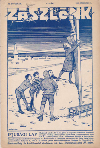 Zszlnk XI. vf. 6. szm (1913 Februr 15.)