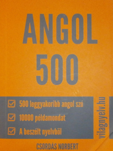 Csords Norbert - Angol 500