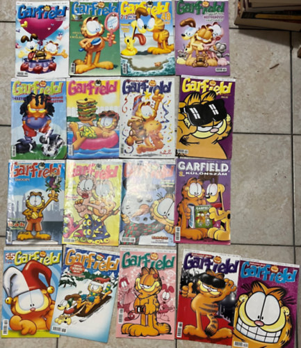 Garfield - 17 db Garfield magazin: 2010/2, 2010/4, 2010/7-8, 2010/9, 2010/10, 2011/jlius, 2011/ december, 2012/janur, 2012/jlius, 2012/augusztus, 2012/dec, 2013/2, 2013/jnius, 2013/december, 2016/februr, 2016/jlius, 2016/november