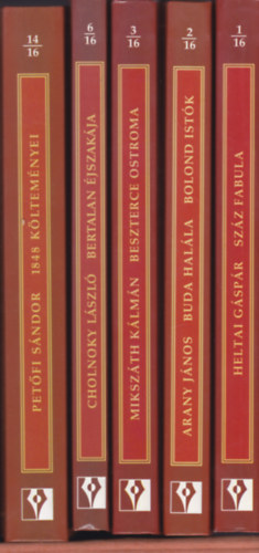 A magyar irodalom remekei könyvcsomag 5 db
