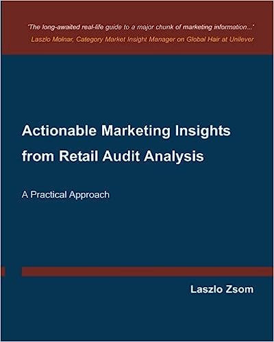 Laszlo Zsom - Actionable Marketing Insights from Retail Audit Analysis: A Practical Approach