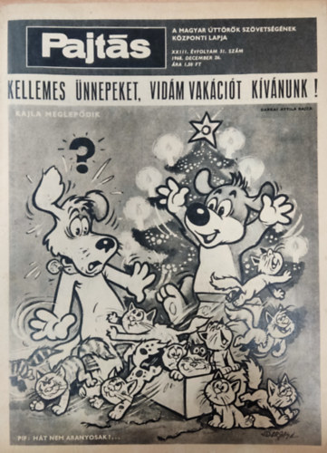 Vasvri Ferenc  (szerk.) - Pajts XXIII. vfolyam 51. szm (1968)