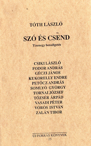 T�th L�szl� - Sz� �s csend