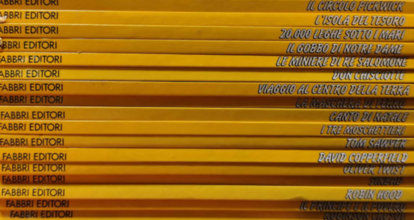 Klasszikusok olasz nyelven (17 db)