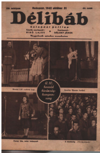 Bib Lajos, Dloky Jnos - Dlibb - 1942. oktber 31. (44. szm)