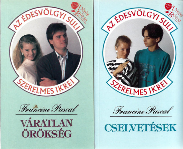 Francine Pascal - 2 db könyv, Cselvetések, Váratlan örökség