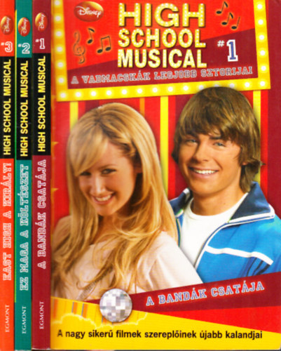 High School Musical 1-5. (A band�k csat�ja + Ez maga a k�lt�szet + East High a kir�ly! + A j�v� fantomja + Broadway �lmok)
