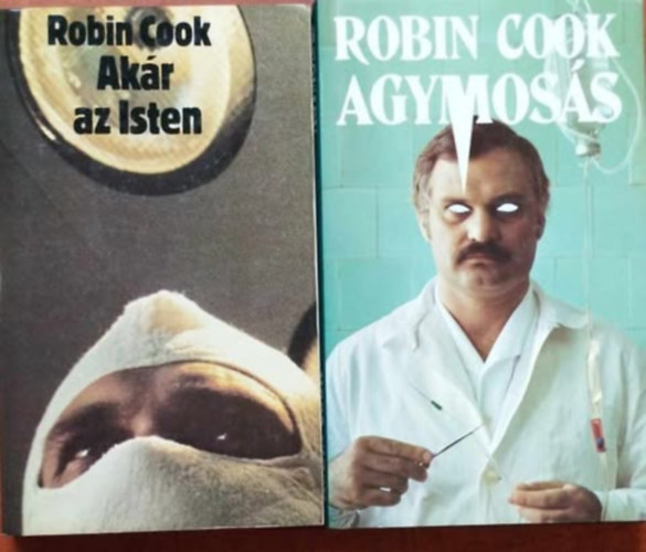 Robin Cook - 2 db Robin Cook knyv: Agymoss + Akr az Isten