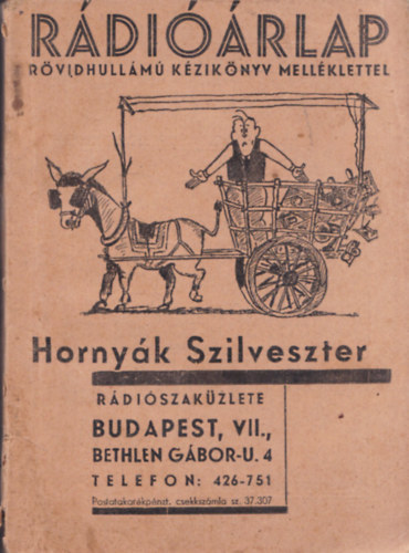 Horny�k Szilveszter - R�di��rlap- R�vidhull�m� k�zik�nyv mell�klettel