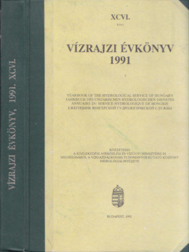 Vzrajzi vknyv 1991 (XCVI. ktet) (4 db kivehet trkpmellklettel)