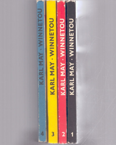 Karl May - Winnetou 1-4. (1. Old Shatterhand, 2. Old Death, 3. Old Firehand, 4. Winnetou)